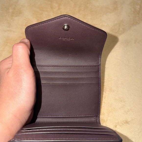 Coach Taupe Leather Wallet - Picture 5 of 5